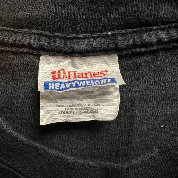 Vintage Mortal Combat Men's Mortal Combat Dragon Logo Black Tee Size Large - Picture 2 of 3